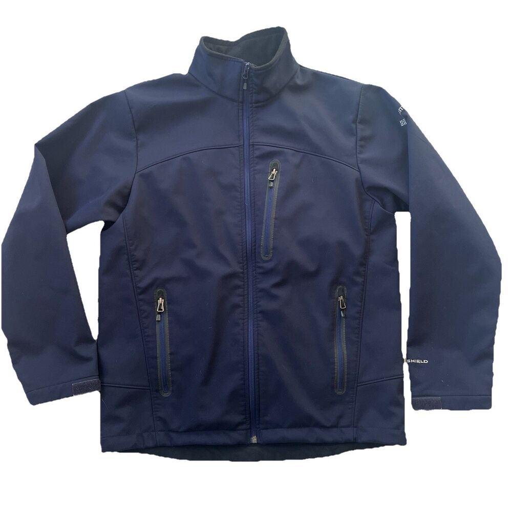 Columbia Mens Medium Jacket Omni Shield Water Resistant Fleece Lined Soft Shell